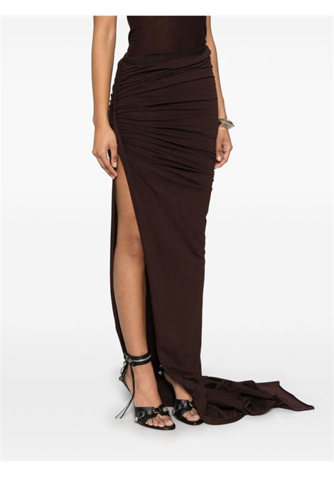 Brown Edfu skirt Rick Owens - women RICK OWENS | RP01E7366JA14